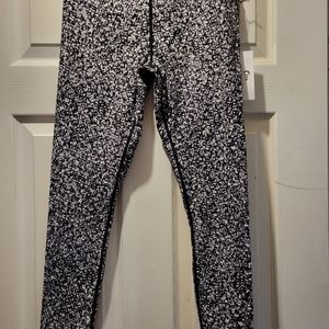 ZYIA black mosaic soft n Snug leggings